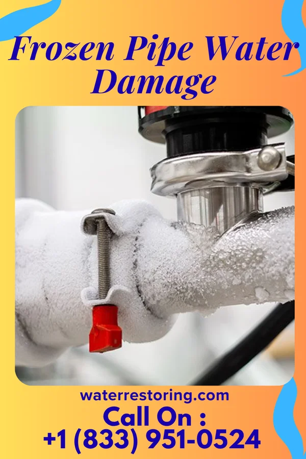 Frozen Pipe Water Damage in Jackson, CA